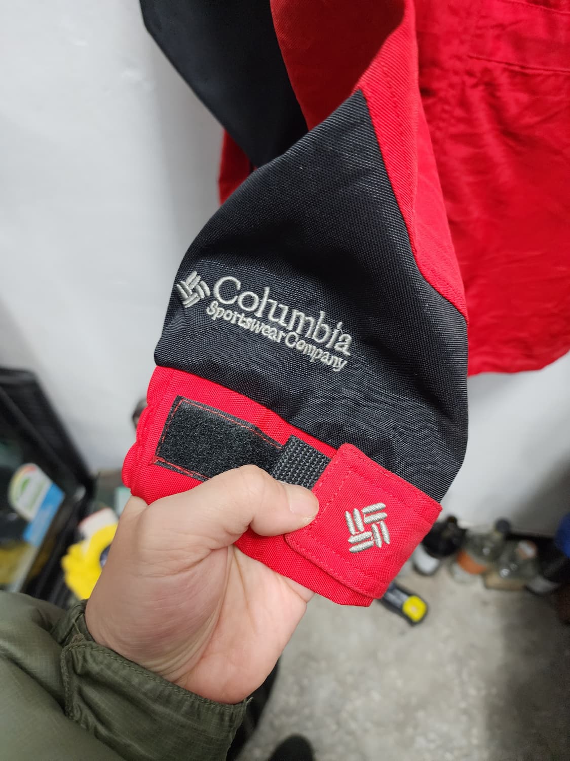 (새상품) 컬럼비아 USA 90s 손목로고 바람막이 마운틴자켓 상품이미지4