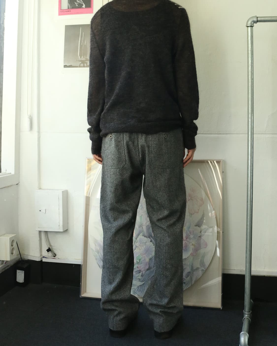 keaton chase 신치백 그레이 팬츠 상품이미지3