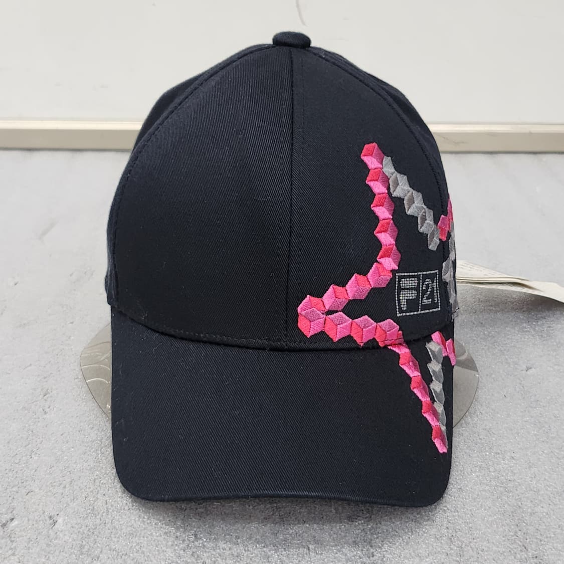 미착용 FILA 볼캡 새제품 56cm 블랙 상품이미지2