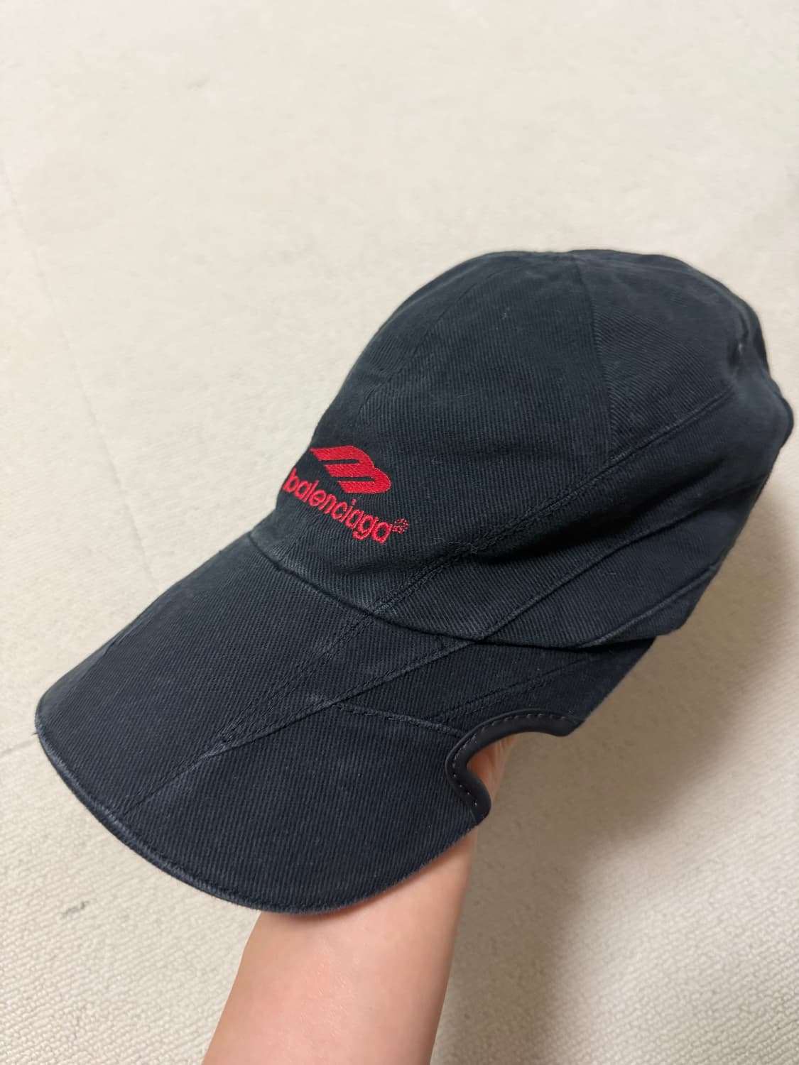 발렌시아가 블랙 3B 스포츠 아이콘 트랙수트 볼캡 상품이미지3