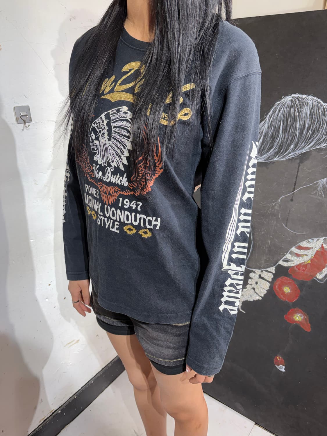 본더치 롱슬리브 긴팔티 M 상품이미지2