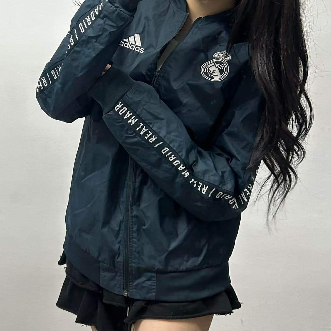 아디다스 레알마드리드 앤섬 자켓 윈드브레이커 바람막이(M) 상품이미지3