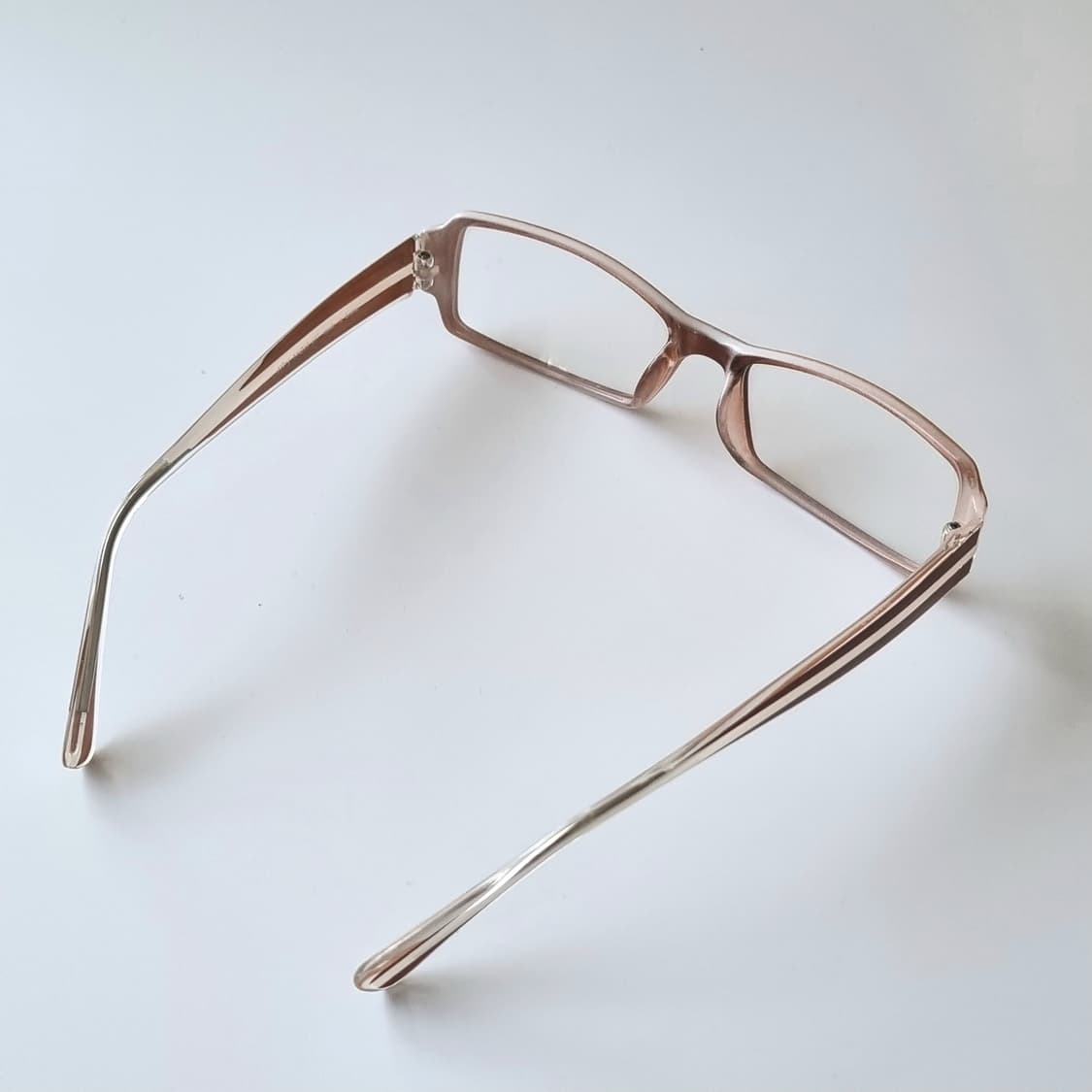 데드스탁 모던 브라운 스퀘어 프레임 안경테 상품이미지5