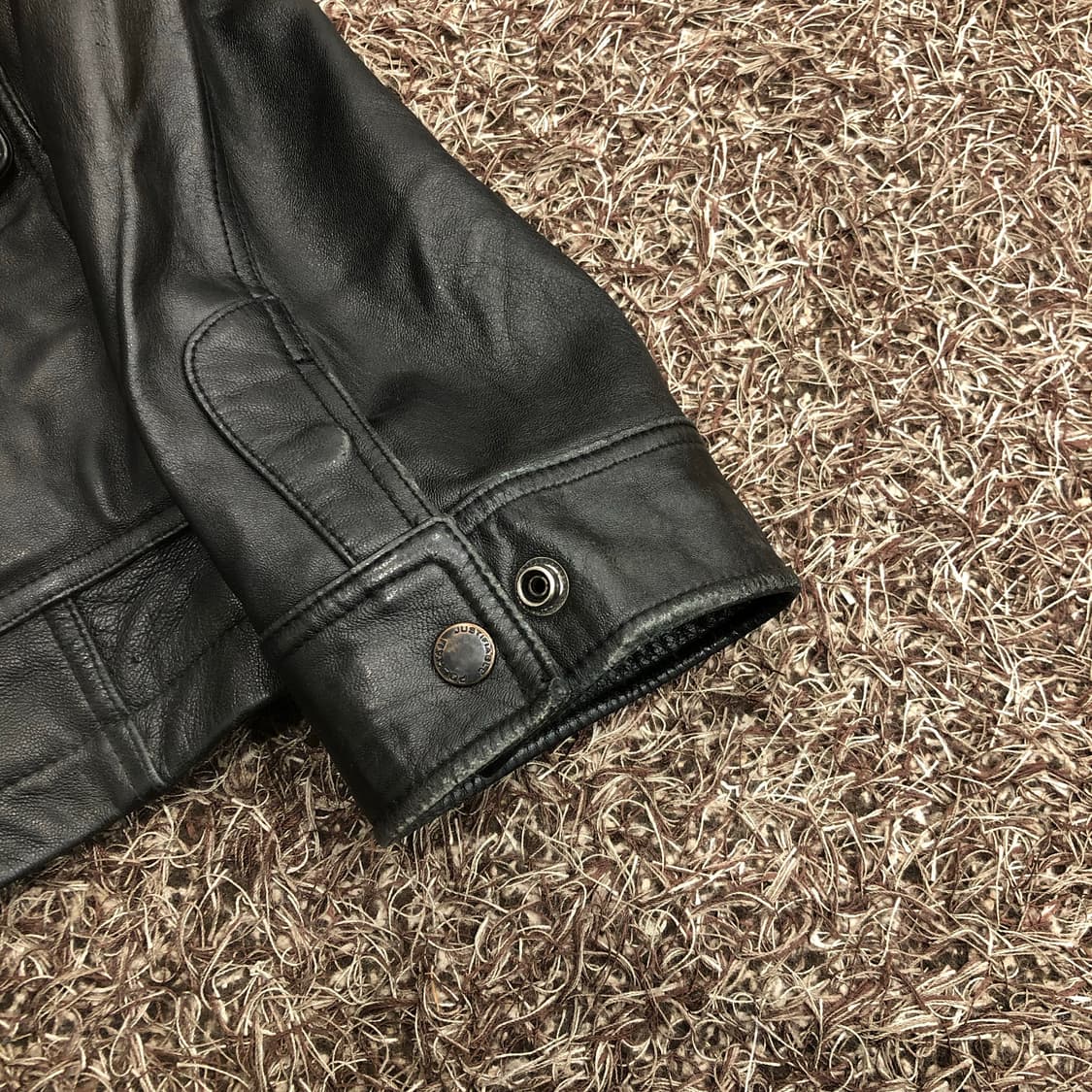 폴햄 양가죽 레더 쿼드포켓 가죽 바이커 자켓 상품이미지3