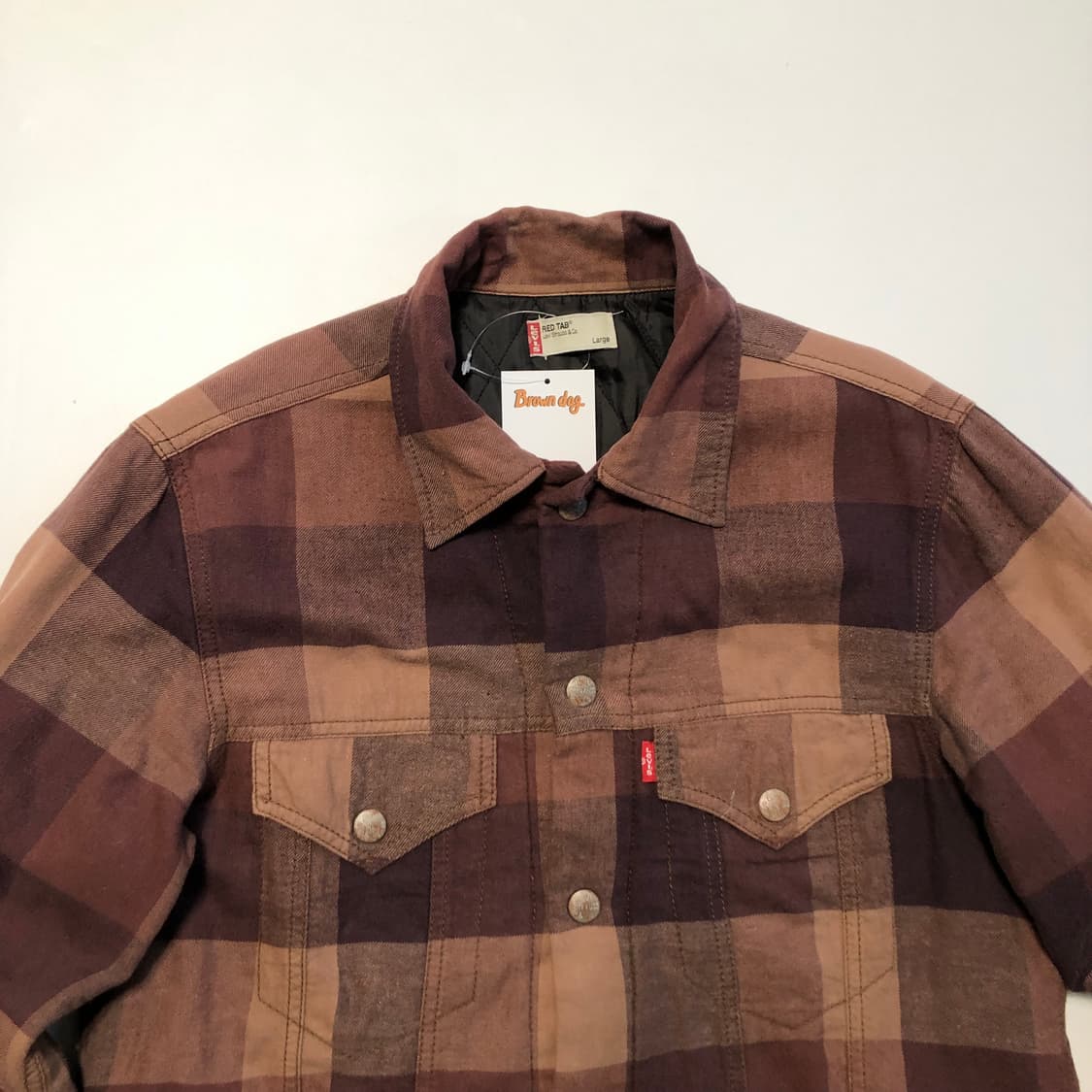 리바이스 체크 셔츠 상품이미지4