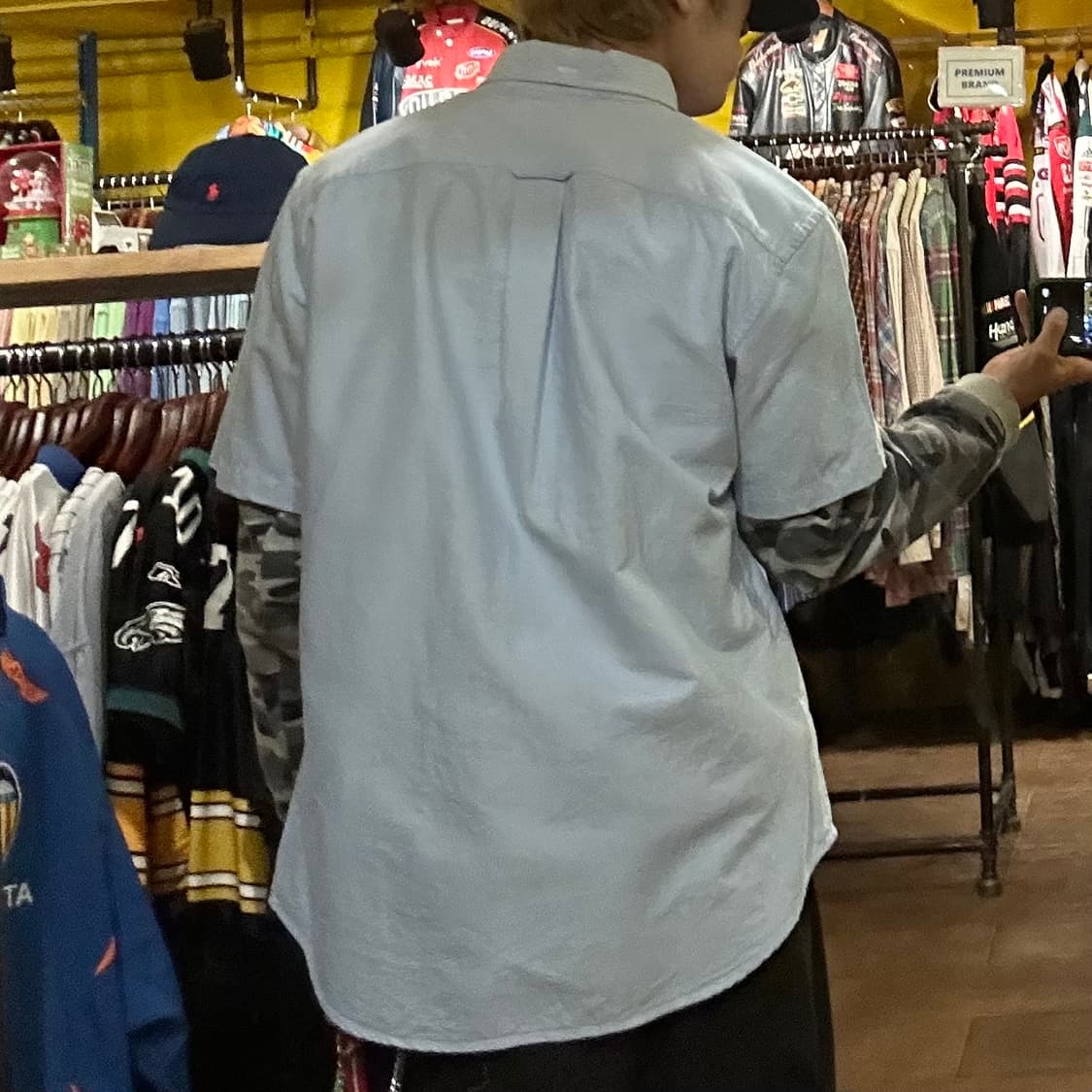 [HI] 칼하트 반팔 셔츠 스카이블루 상품이미지5