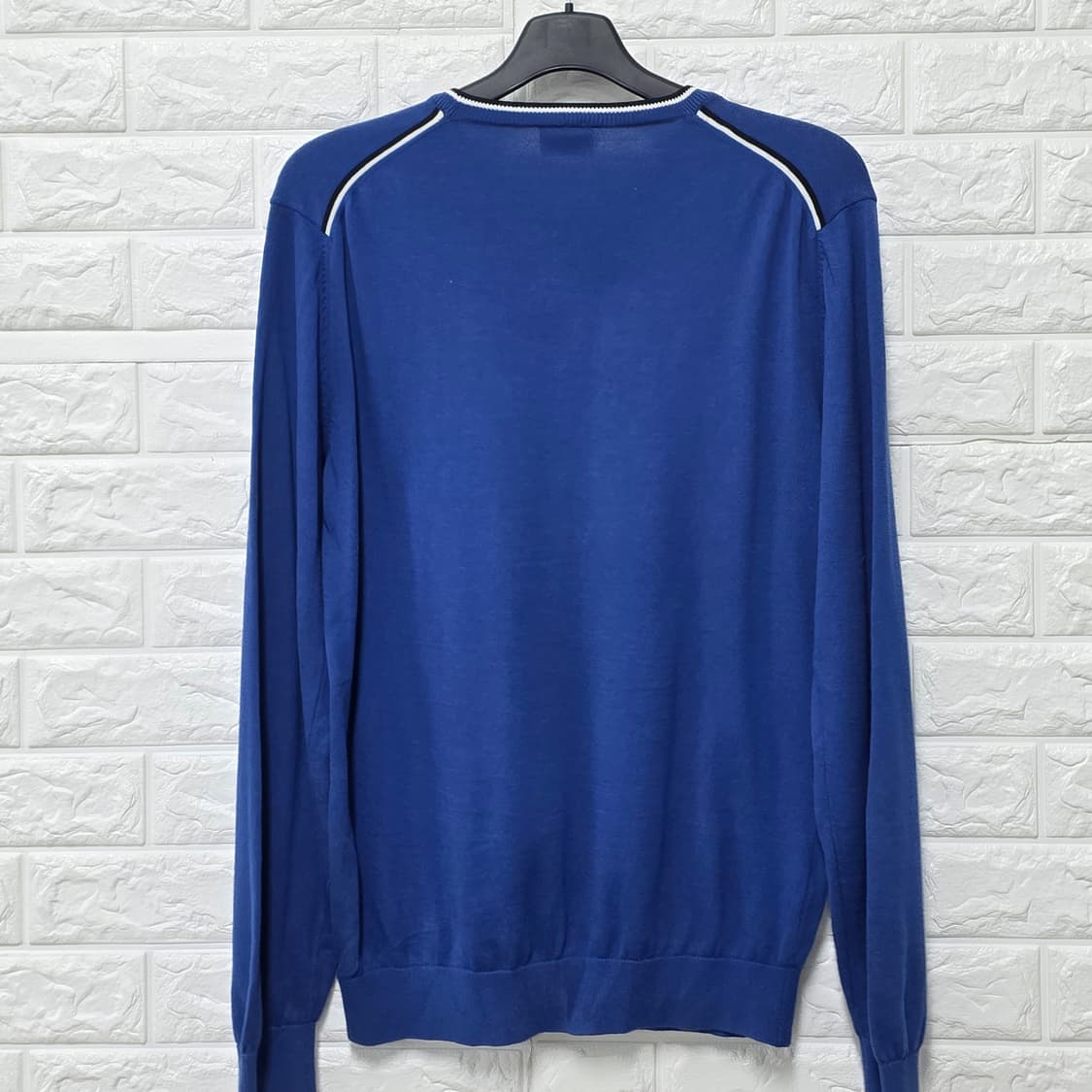 택포_ 라코스테 남성 블루 니트 100 상품이미지3