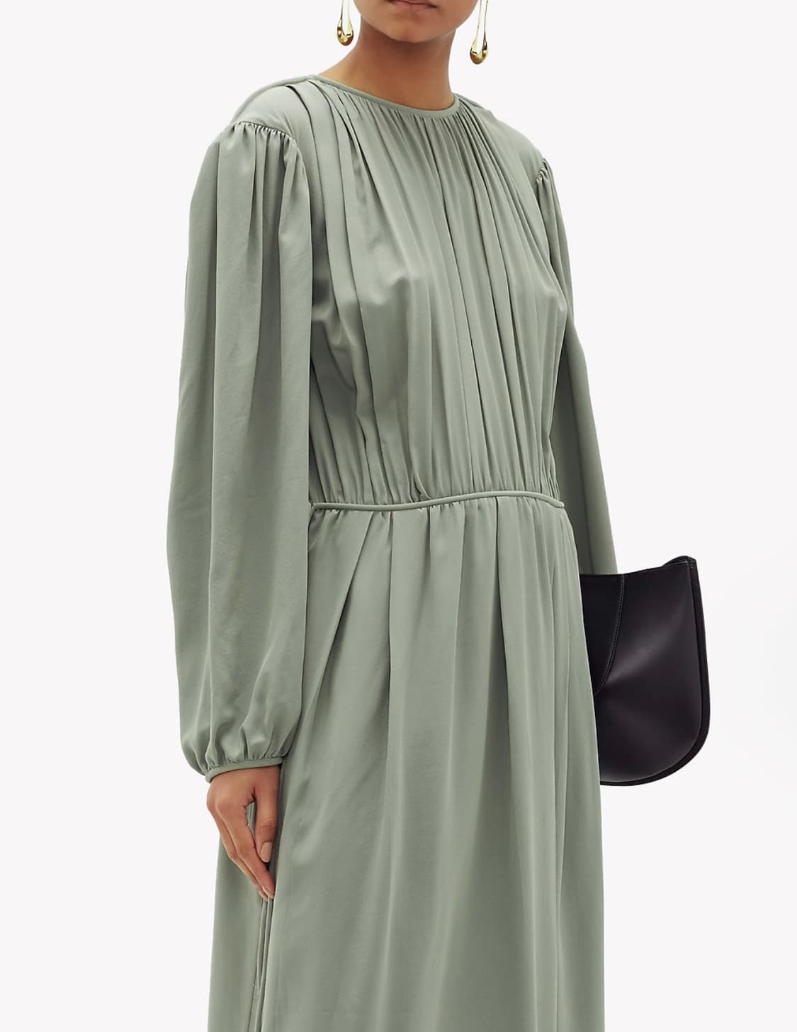 르메르 김고은 착용 pleated silk-georgette dress 상품이미지5