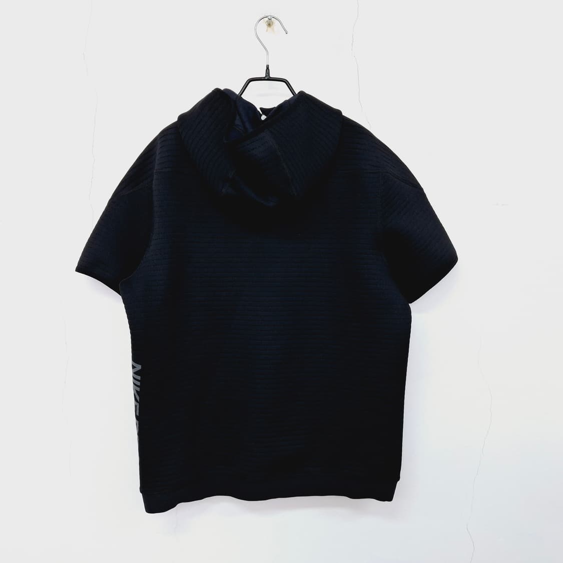 나이키 프로 후디 탑 반팔 후드 티셔츠 블랙 M 95 상태좋음 상품이미지2