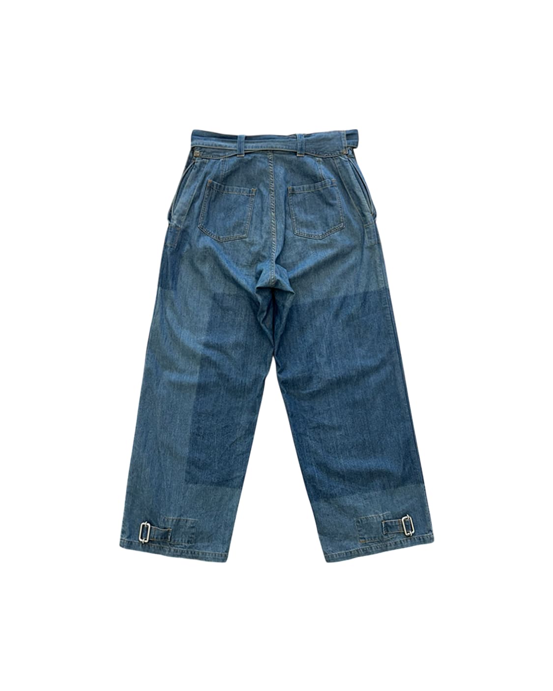 JW 앤더슨 벨트 디테일 미드 블루 데님팬츠 상품이미지5
