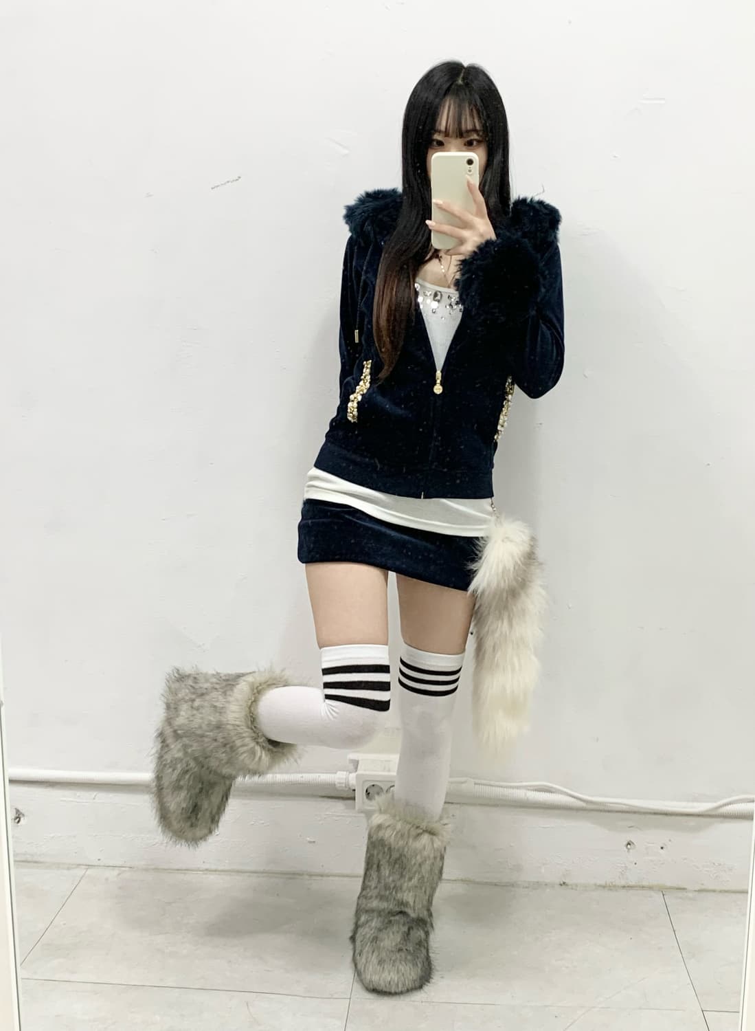 [RADY] 셋업 ! 라디 갸루 퍼 트레이닝 세트 상품이미지2