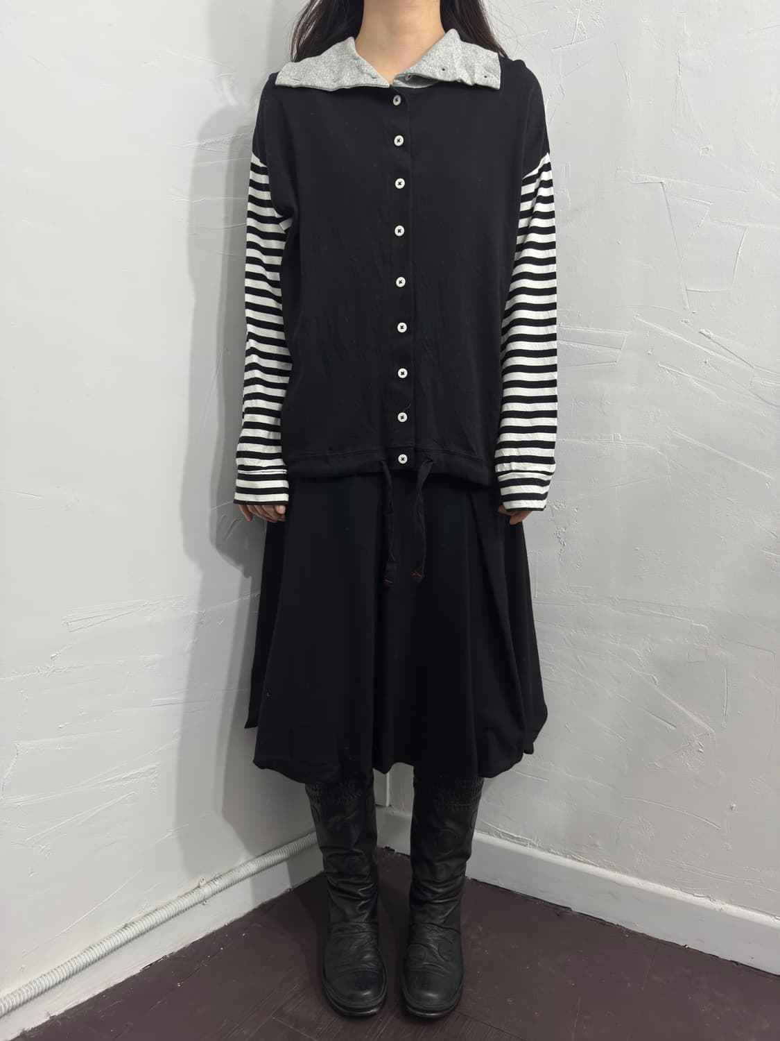 stripe point cardigan 상품이미지2