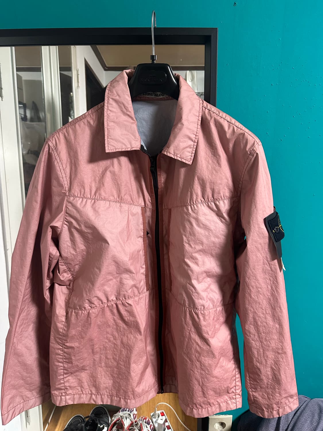 stone island 3l tc 멤브라나 자켓 핑크 xl 상품이미지1