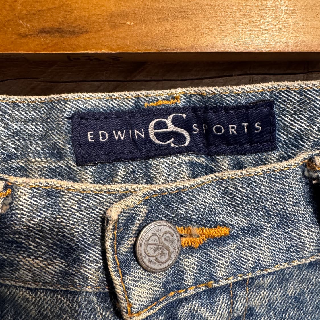 90s Edwin Sports Denim Shorts 상품이미지4