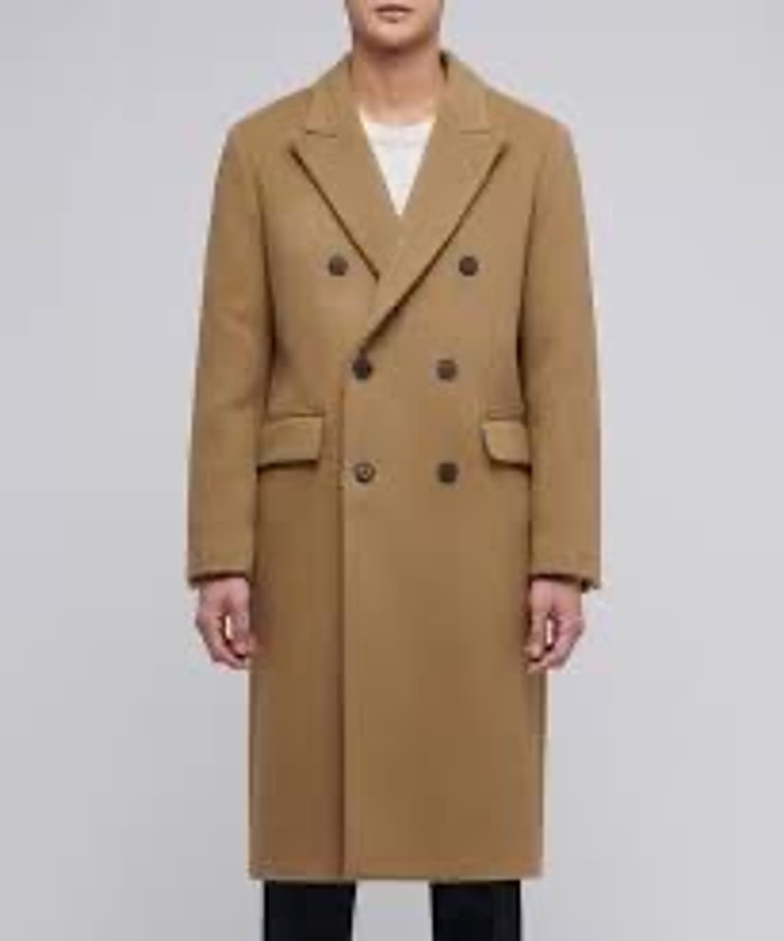 PAPERISM 울 더블 코트 / 카멜 상품이미지1