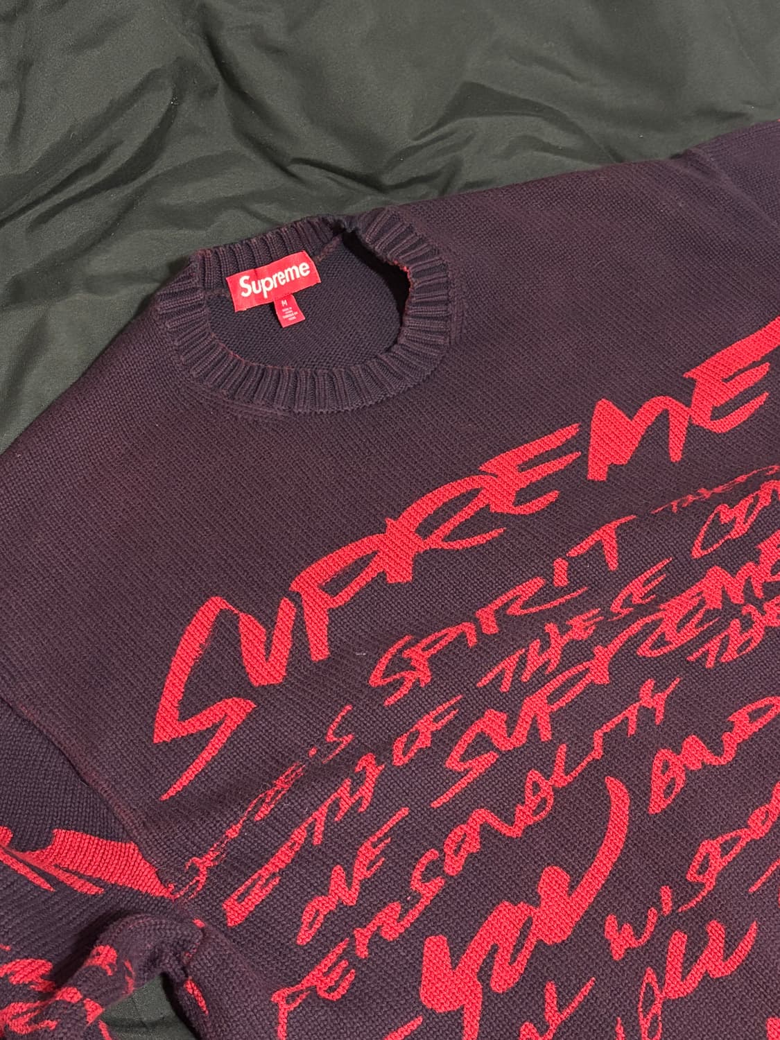Supreme Futura Sweater-슈프림 퓨추라 스웨터 네이비 상품이미지3