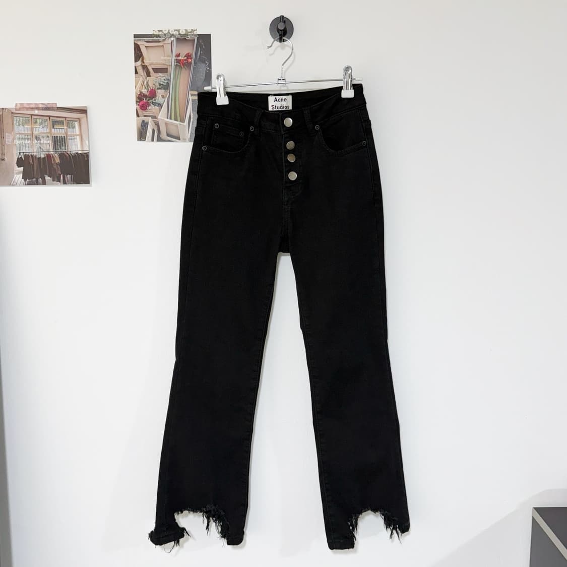 [26] 아크네스튜디오 하이라이즈 크롭 블랙진 상품이미지2