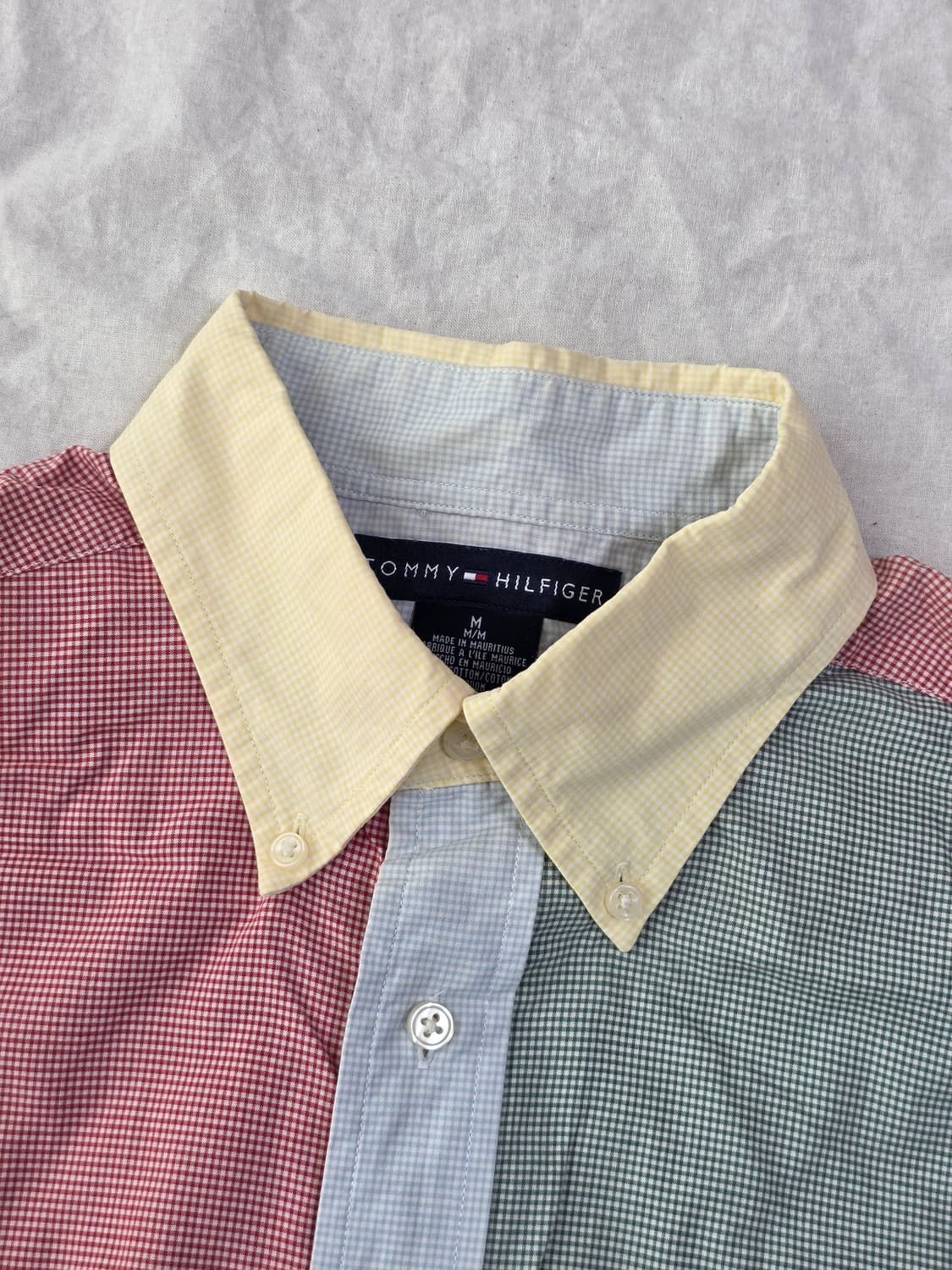 TOMMY HILFIGER 타미힐피거 컬러블록 반팔 셔츠 상품이미지2