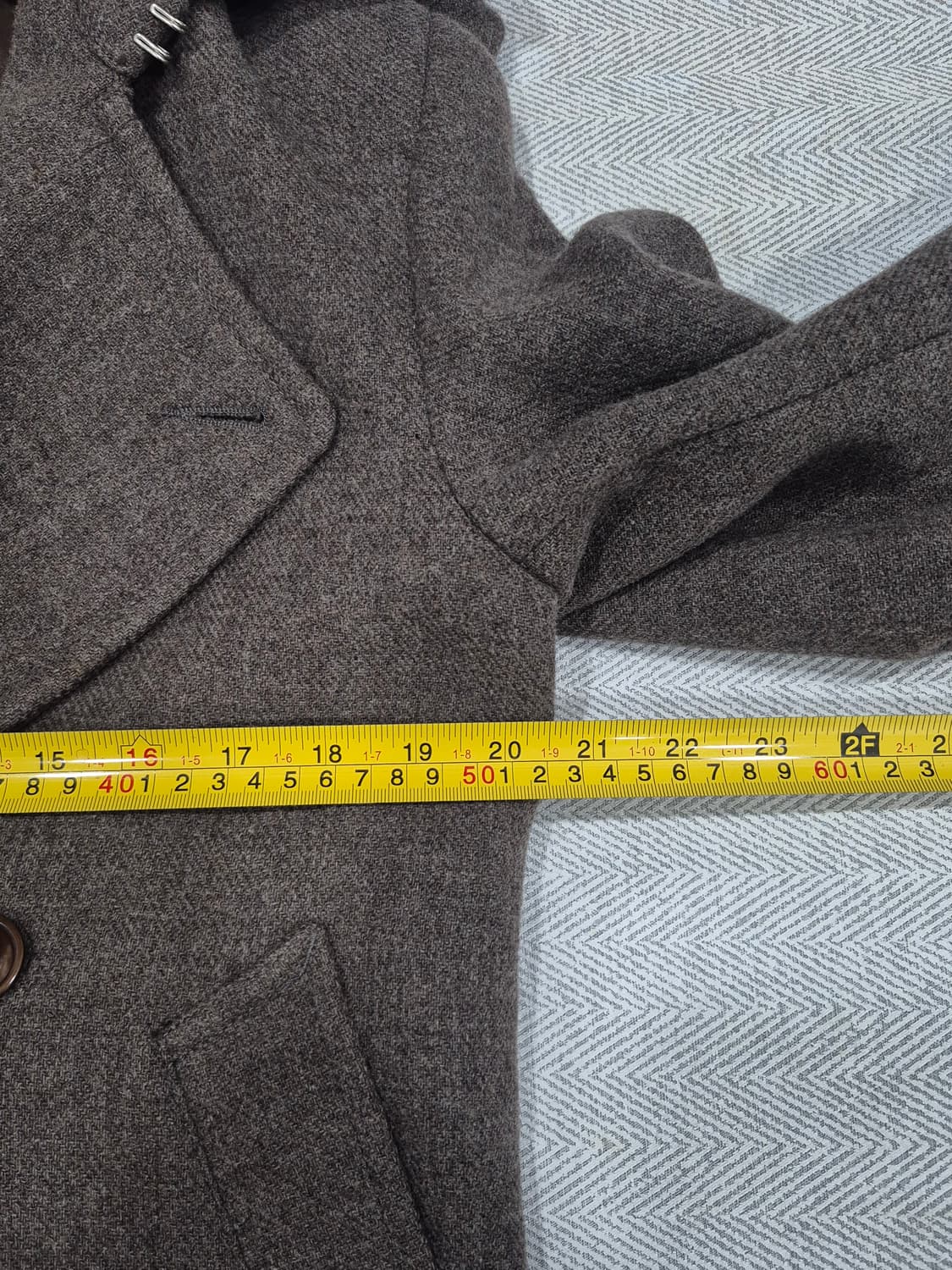 카반드주카 후디드 집업 울 코트 여성 95사이즈 상품이미지7