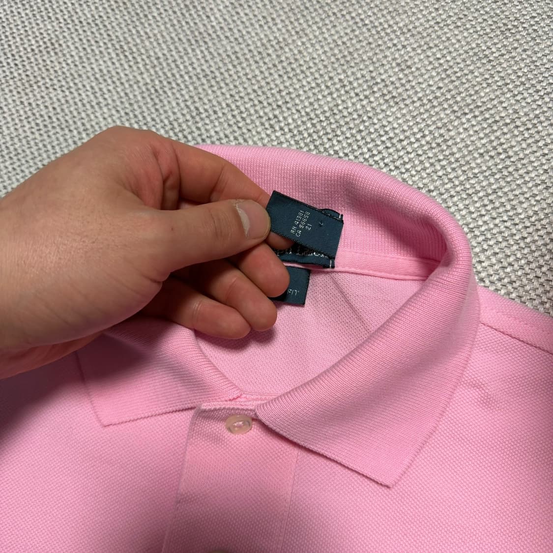 폴로 랄프로렌 핑크 반팔 카라티 상품이미지3