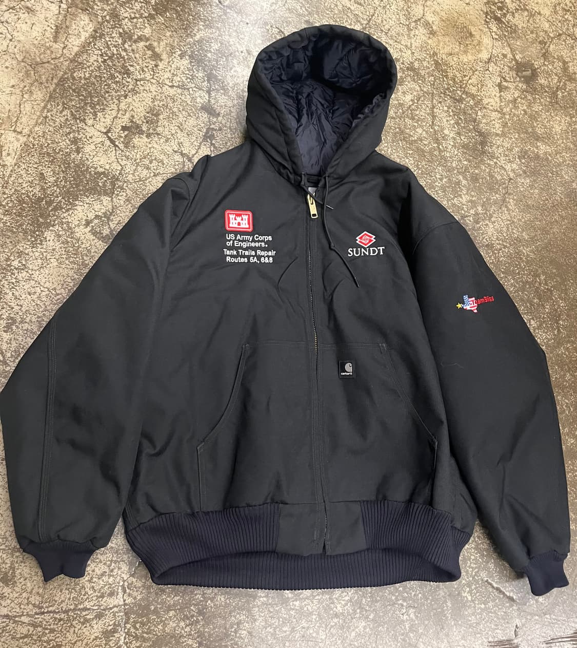 10s 칼하트 덕액티브자켓 j133 blk 상품이미지3