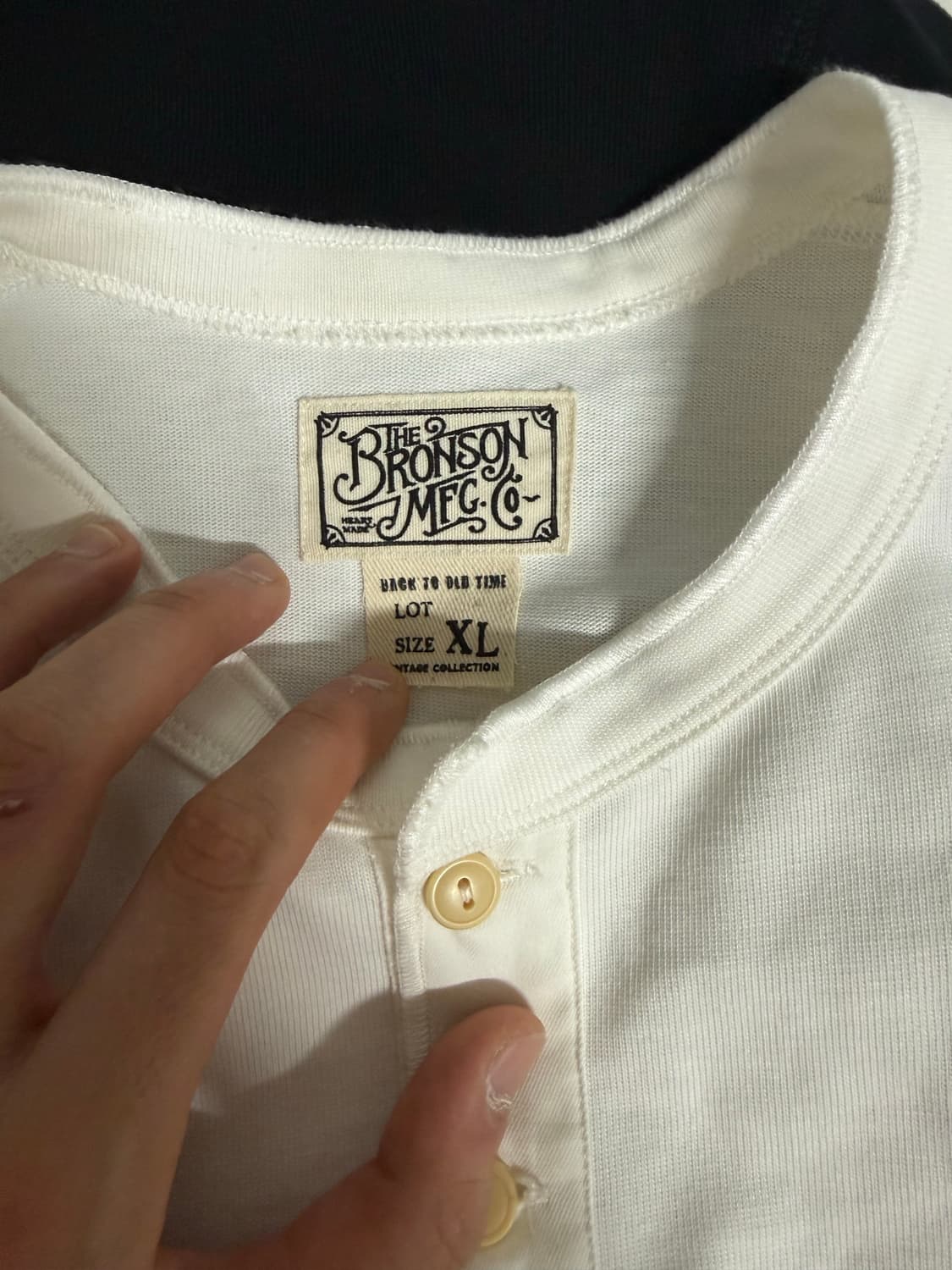 [XL] 브론슨 헨리넥 롱슬리브 2종 일괄 판매 상품이미지2