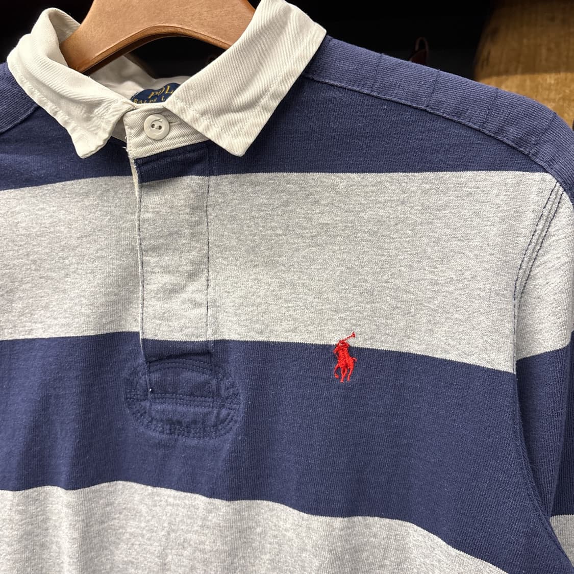 신형라벨 폴로 랄프로렌 클래식 스트라이프 럭비셔츠 N928 상품이미지5