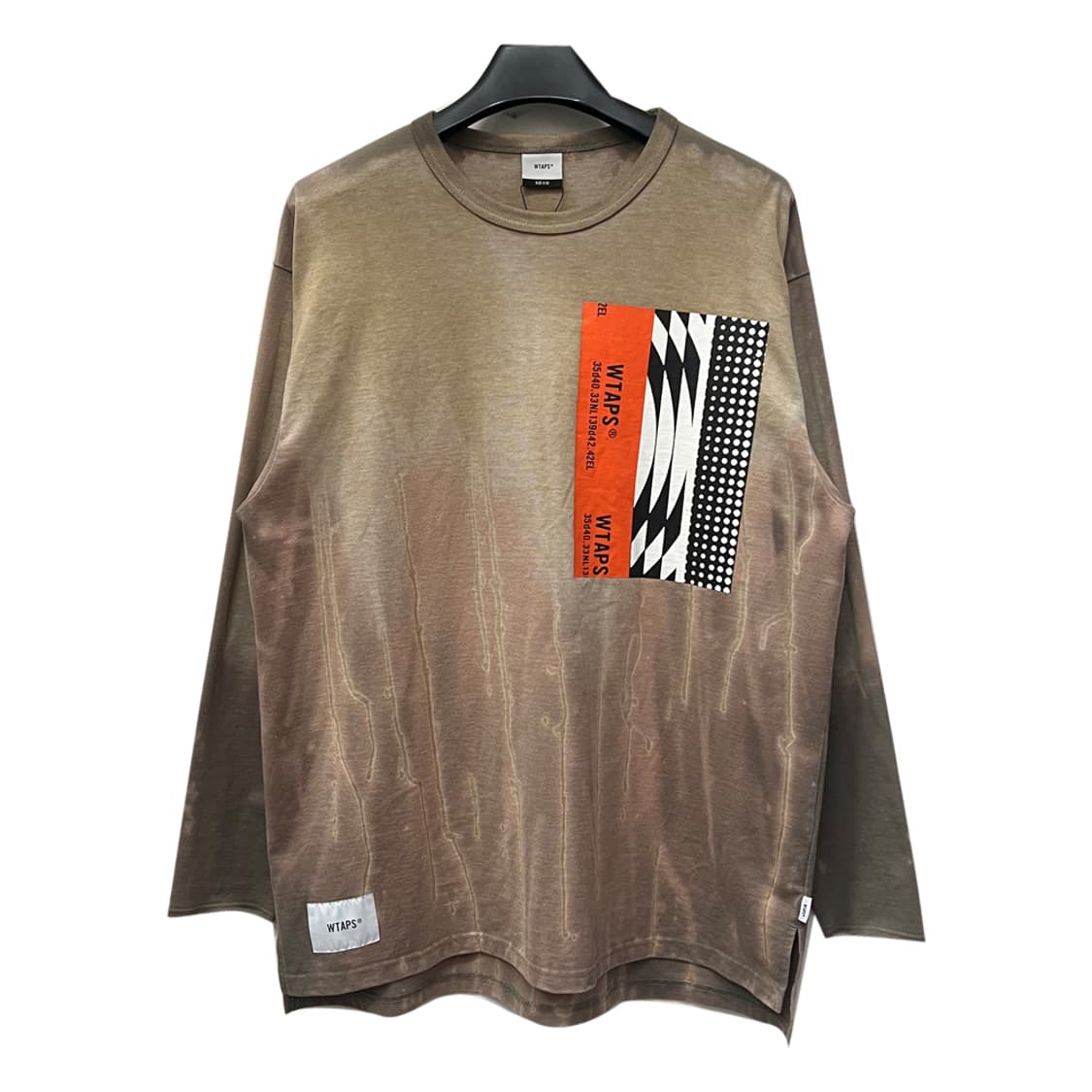 WTAPS 더블탭스 멜랑콜릭 02 타이다이 긴팔 롱슬리브 2XL급 상품이미지1