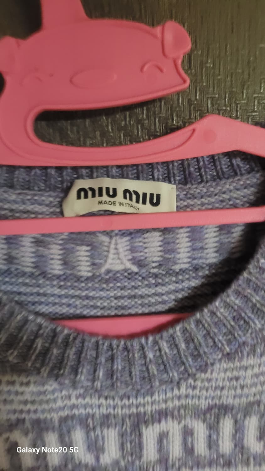 미우미우 울 자수 드레스 상품이미지6