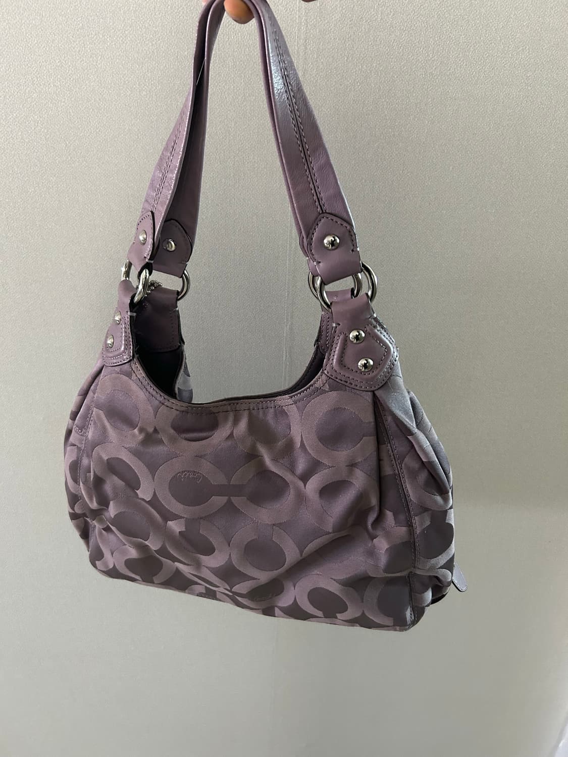 희귀)빈티지 코치백 바이올렛 보라 토트백 상품이미지2