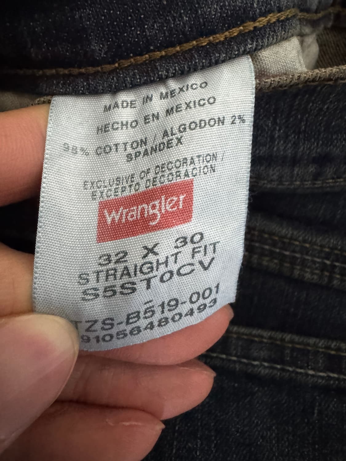 희귀!! 랭글러 y2k 스트레이트 핏 빈티지 워싱 데님팬츠 상품이미지4