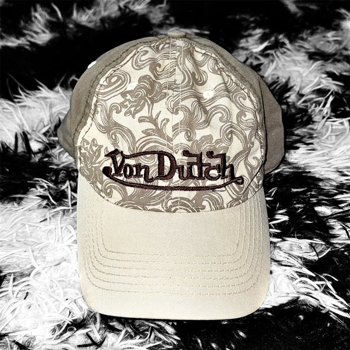 VON DUTCH 자수 프린팅 볼캡 모자 상품이미지1