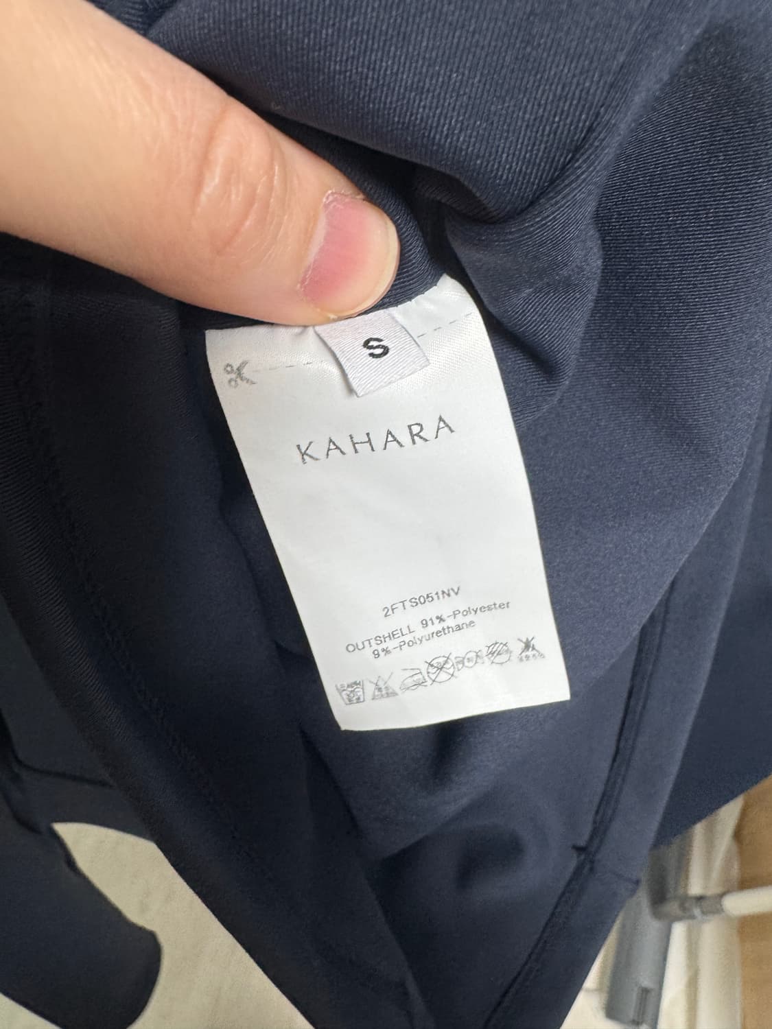 카하라 실루엣 탑 s블랙 상품이미지5