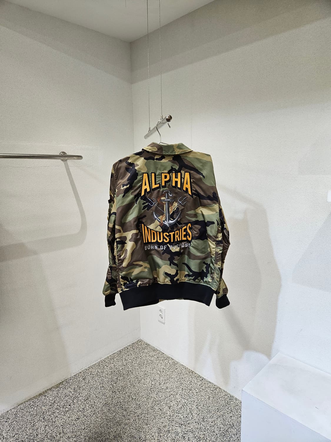 알파인더스트리 MA-1 밀리터리 카모 항공점퍼 상품이미지2