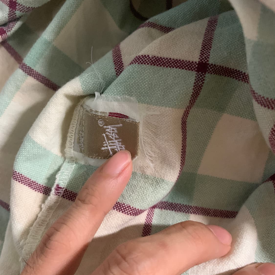 L)Stussy 스투시 00s 빈티지 체크 셔츠 상품이미지4
