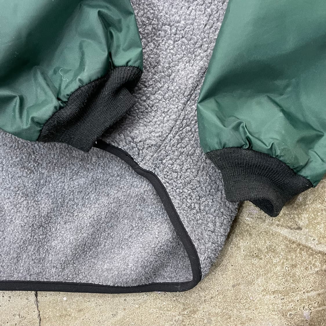 90's 제이크루 스포츠 하프 집 플리스 XL 상품이미지4