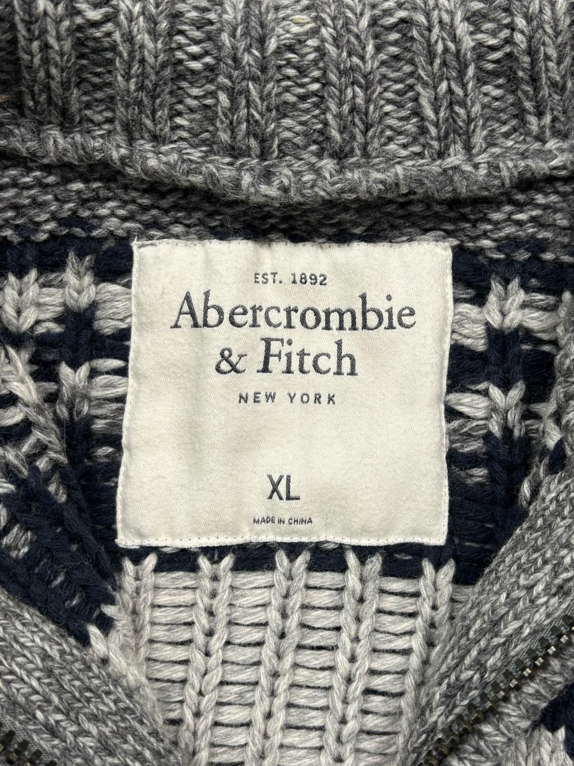 아베크롬비 노르딕 니트 집업 가디건 상품이미지5