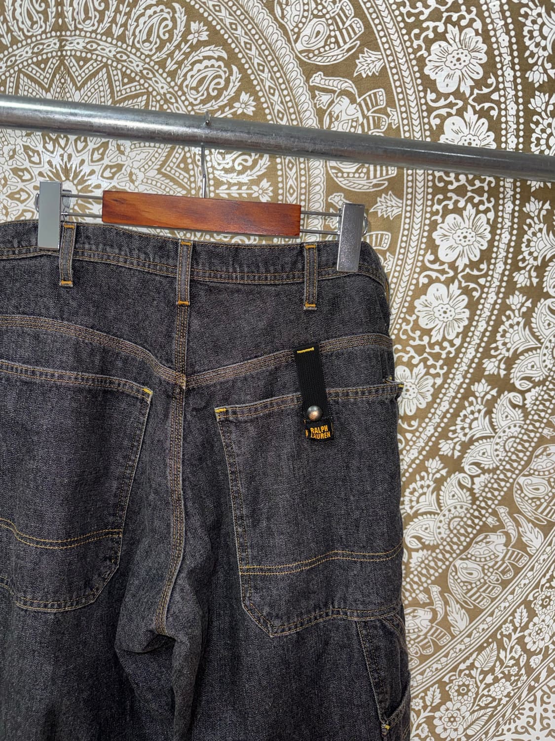 폴로진스 카펜터 흑청 데님팬츠  상품이미지6