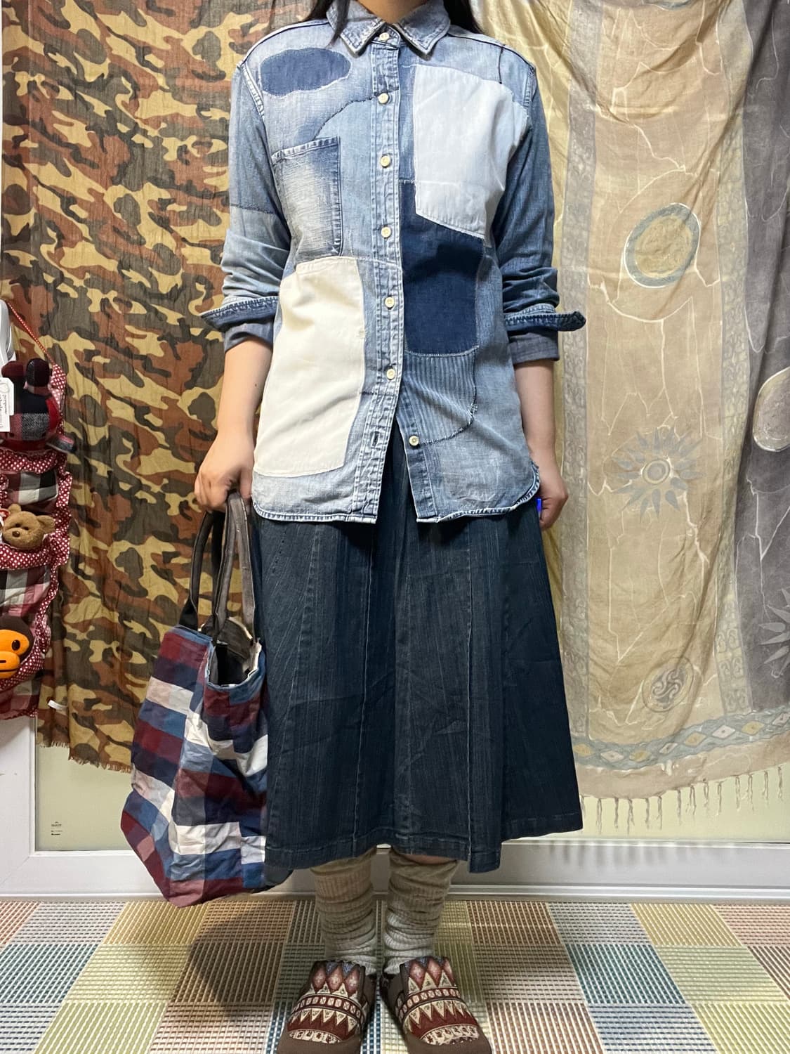 Japan blue jeans 리메이크 데님셔츠 상품이미지1