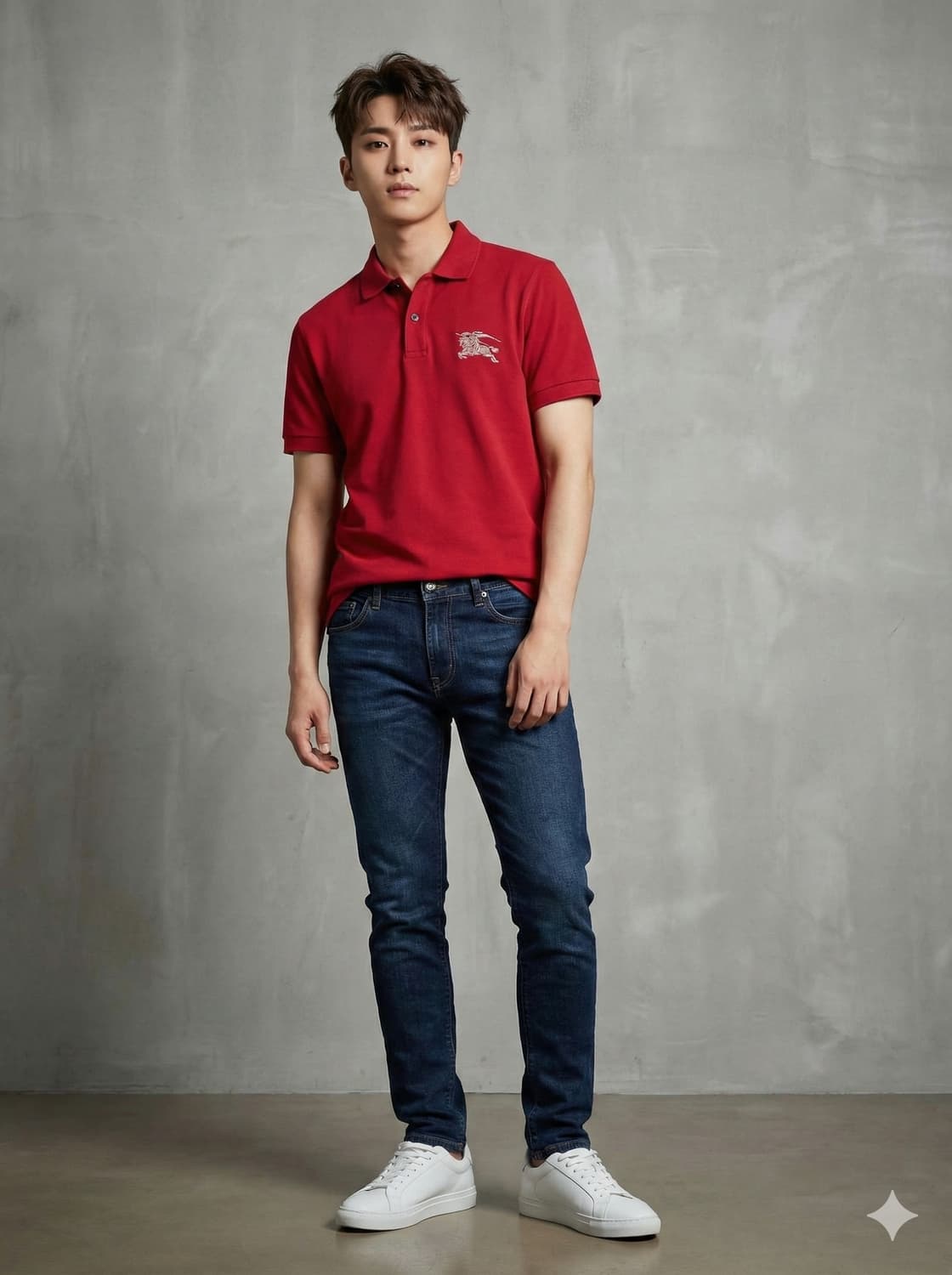 버버리 런던 슬림핏 PK 반팔 카라티 상품이미지1