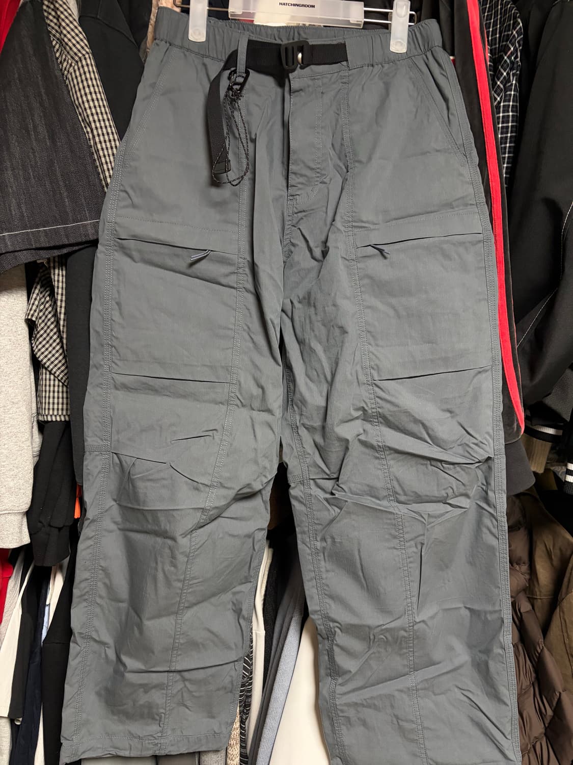 무탠다드 시티 레저 CN 벨티드 유틸리티 팬츠 [블루 그레이] 2 상품이미지2