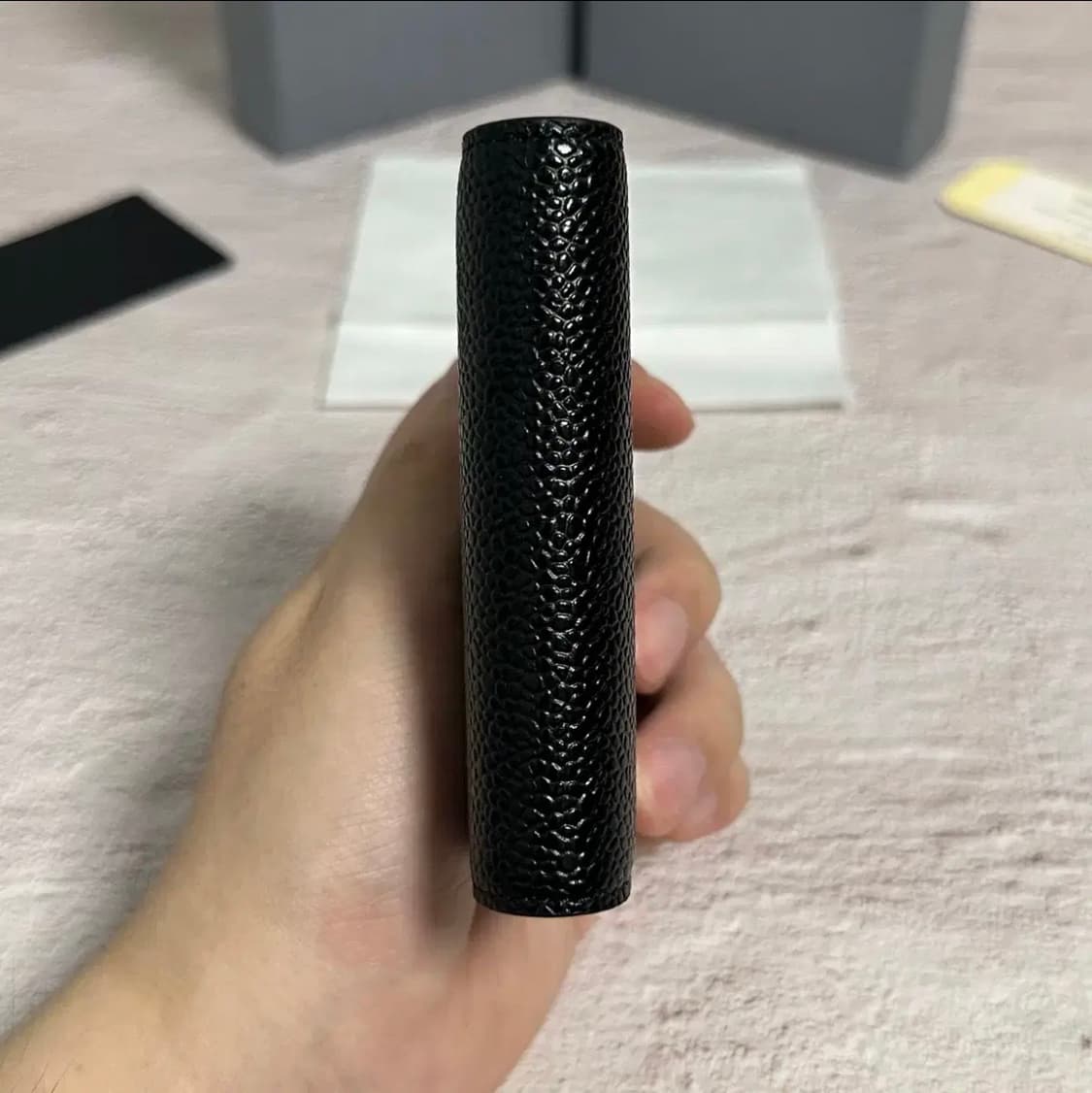 [미사용/새상품] 톰브라운 페블레더 삼선 카드지갑 상품이미지8