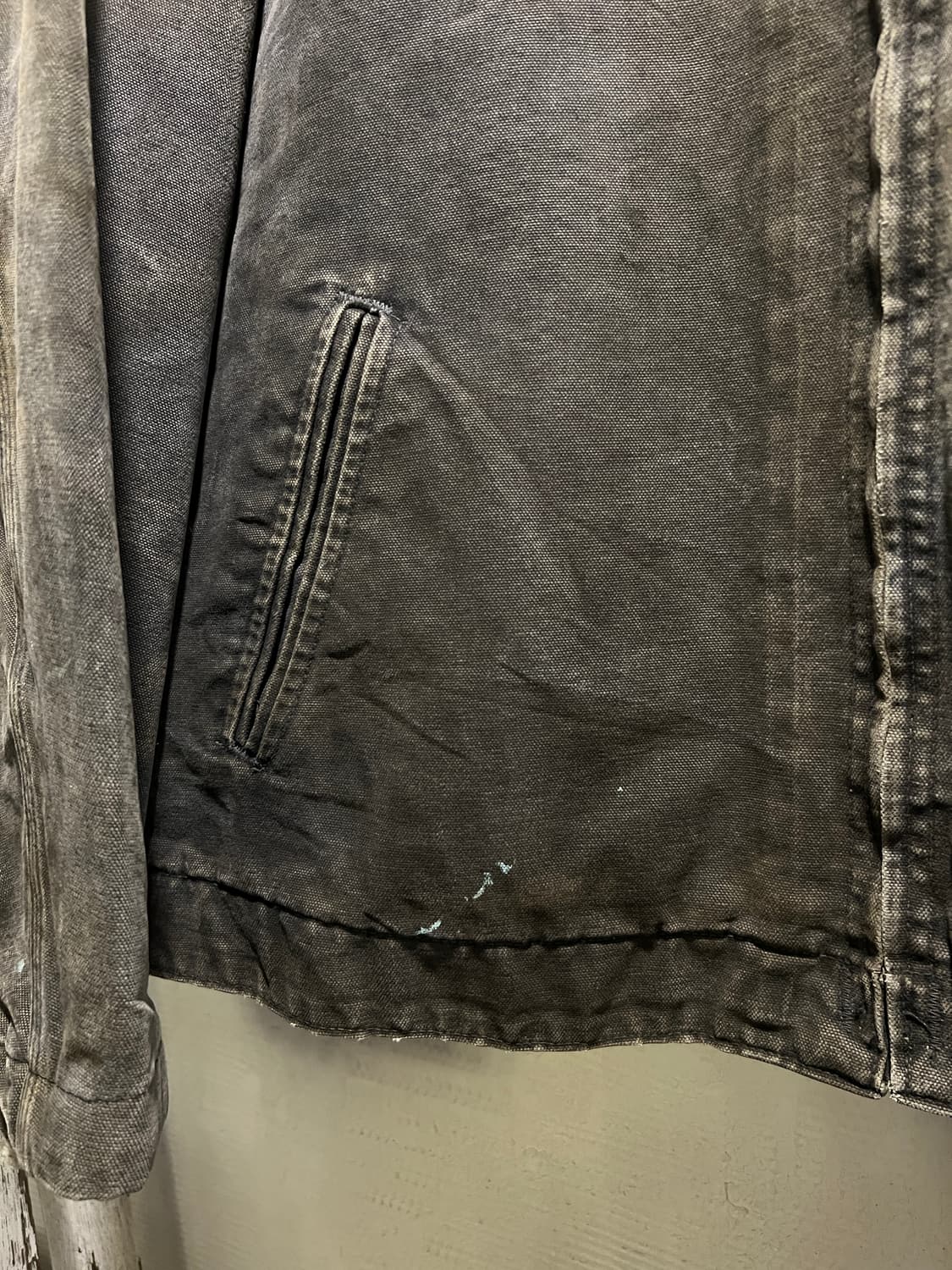 [XL]칼하트 USA Made J97 PTL 차콜 디트로이트 워크 자켓 상품이미지5