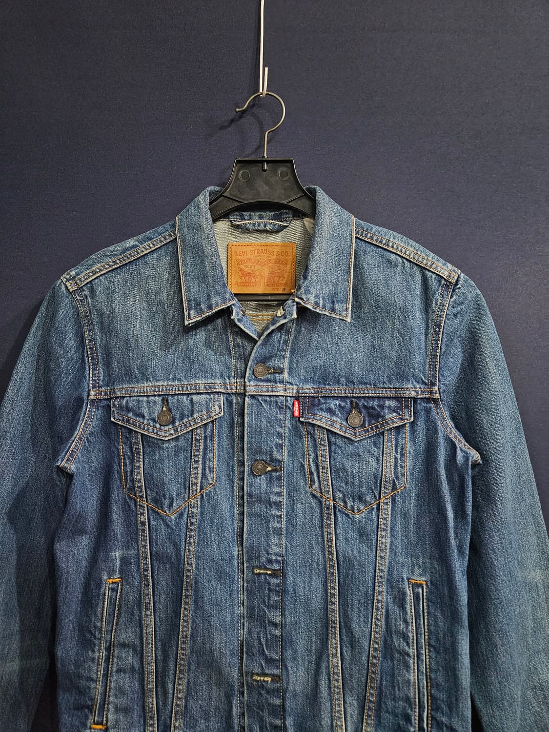리바이스 블루 남성 95 데님자켓  상품이미지7