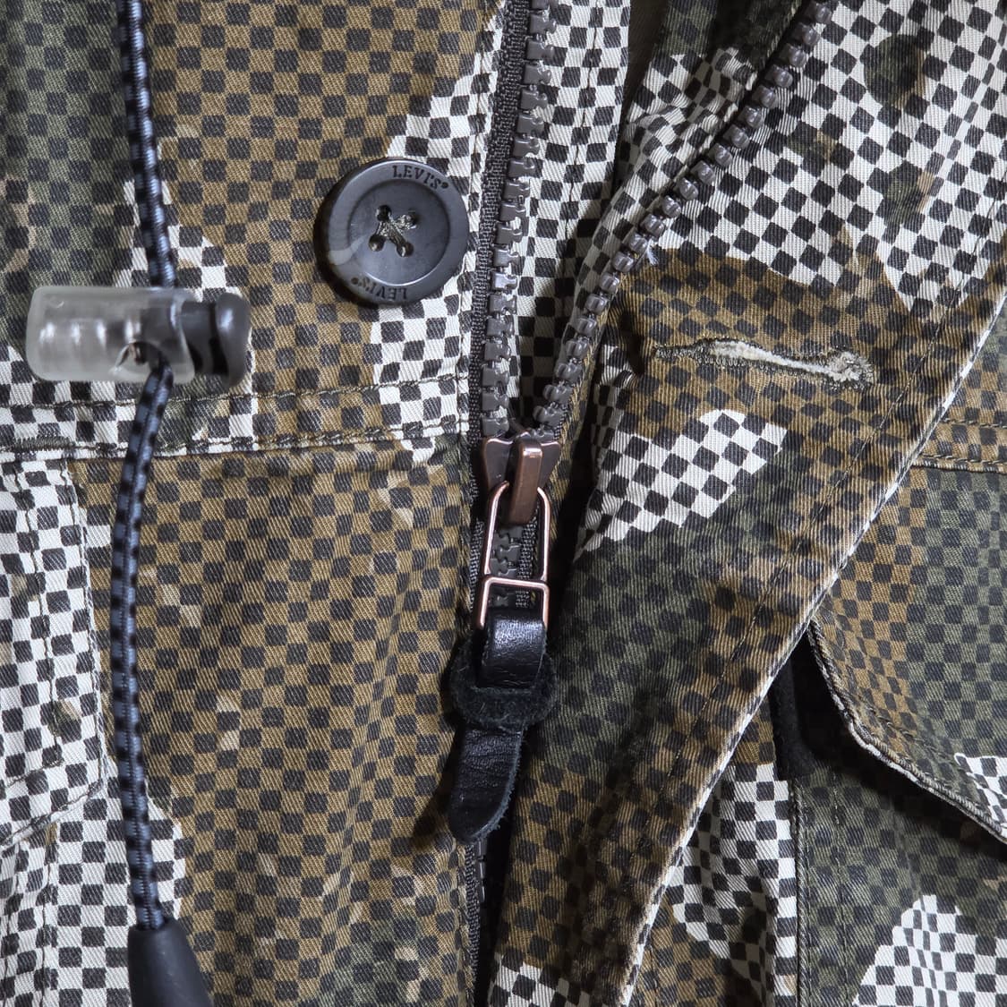 리바이스 카모 체크 코튼 필드 자켓 상품이미지5