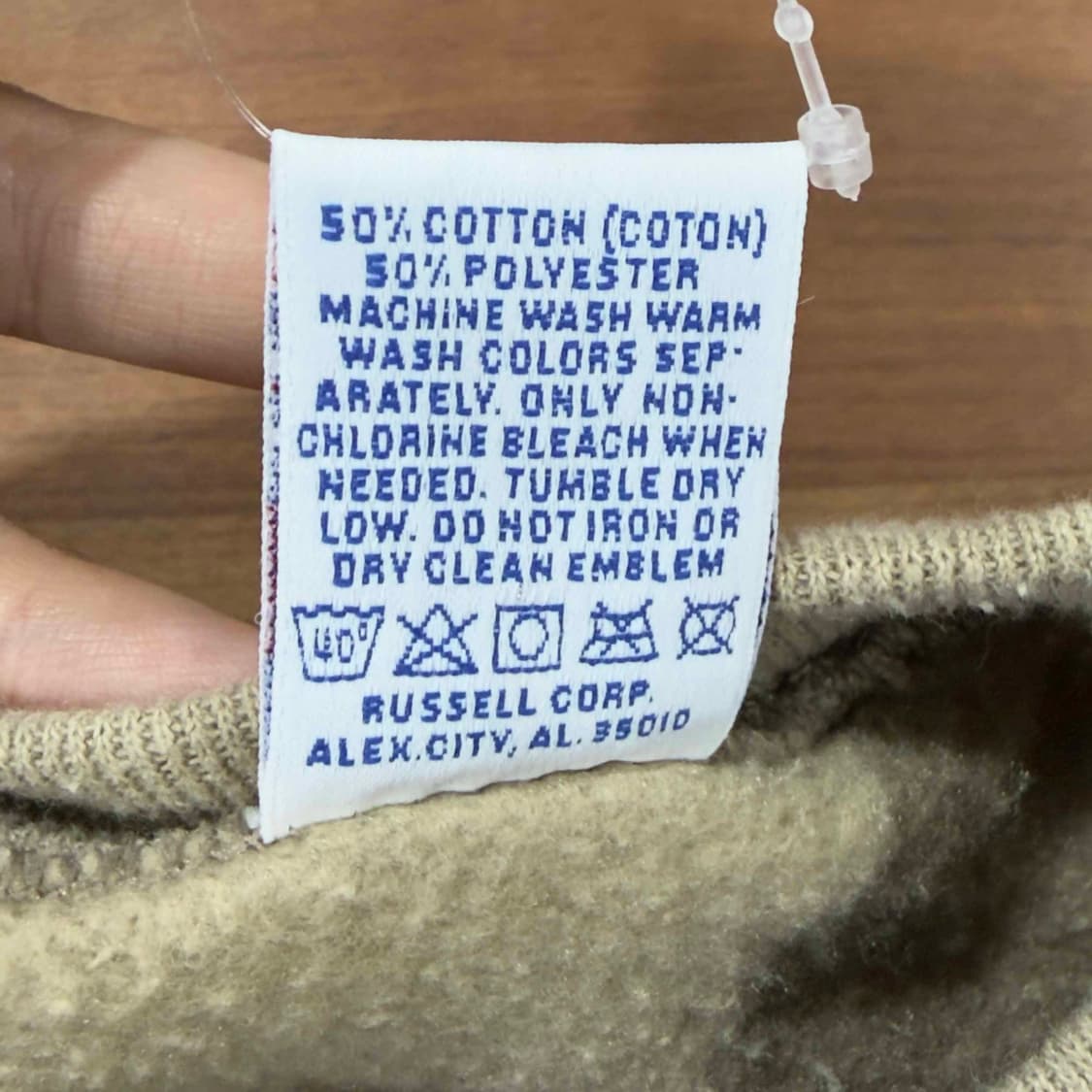 90s 러셀 에슬레틱 블랭크 스웻셔츠 USA 상품이미지5