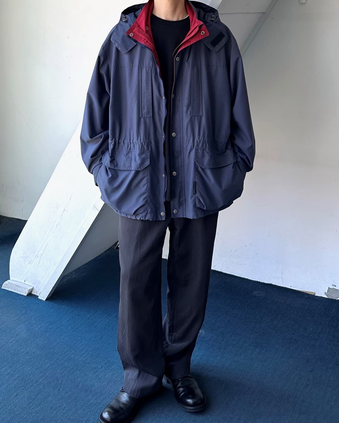 Washed poly hooded mountain parka 상품이미지2