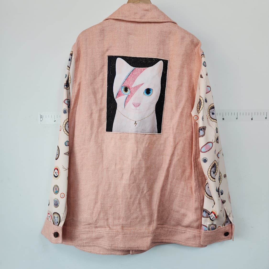 프릭스 by 김태호 프린팅 셔츠 자켓 핑크 상품이미지4