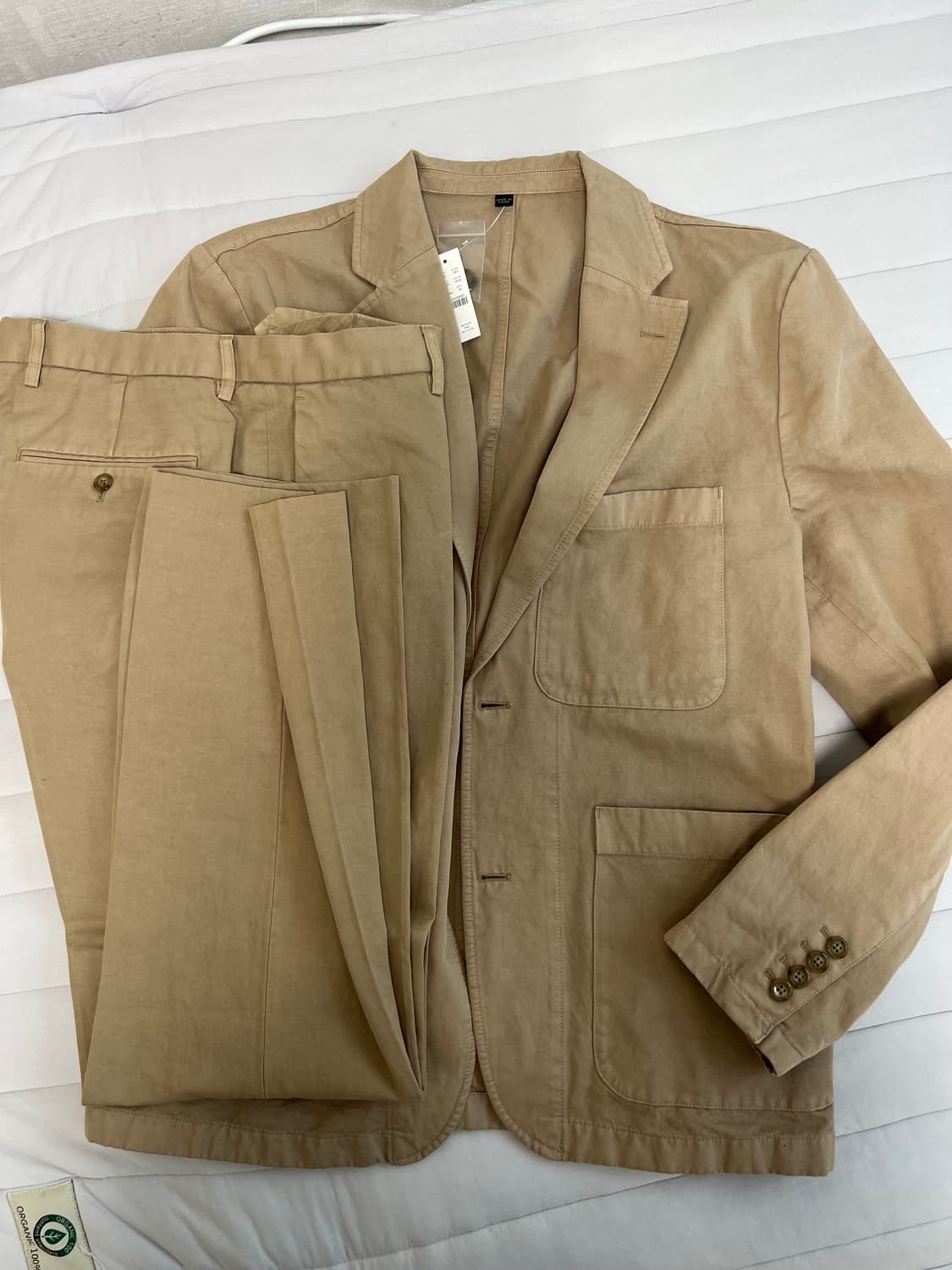 제이크루 코튼 셋업 베이지 상품이미지3