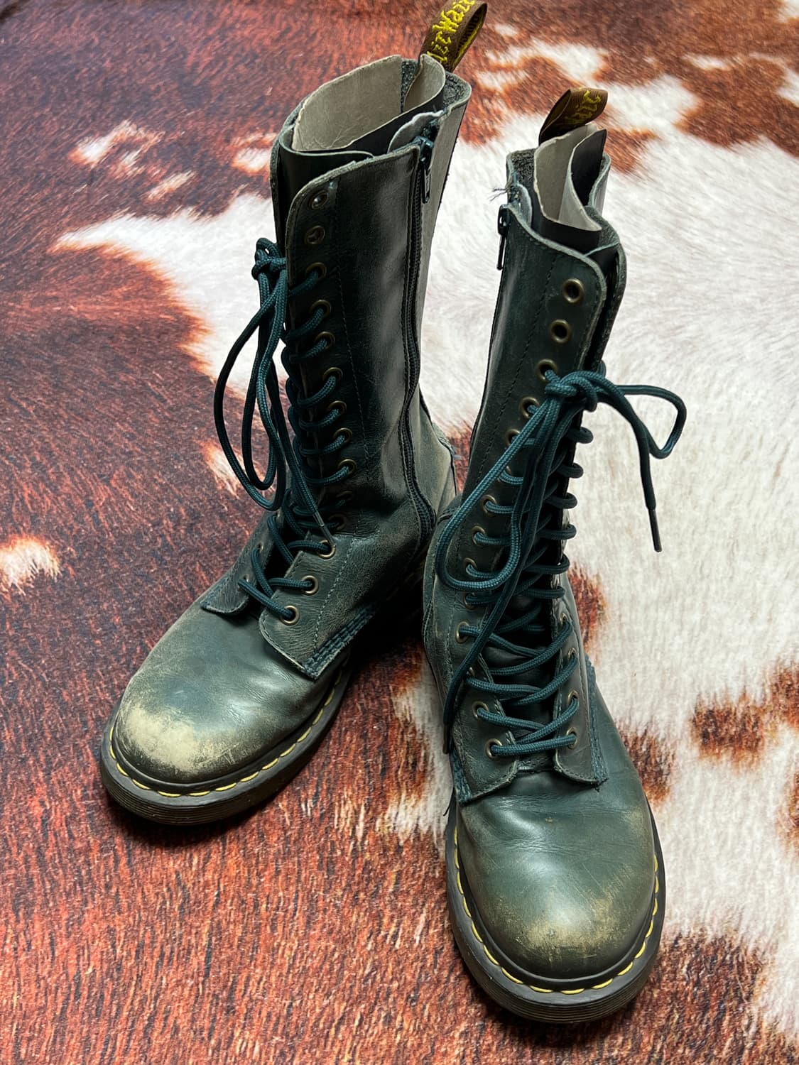 [240] 닥터마틴 빈티지 11820 그린 14홀 부츠 38 상품이미지3